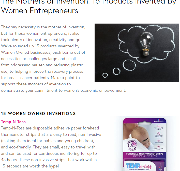 The Mothers of Invention: 15 Products Invented by Women Entrepreneurs