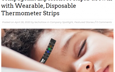 Tempagenix Experiences Rapid Growth with Wearable, Disposable Thermometer Strips